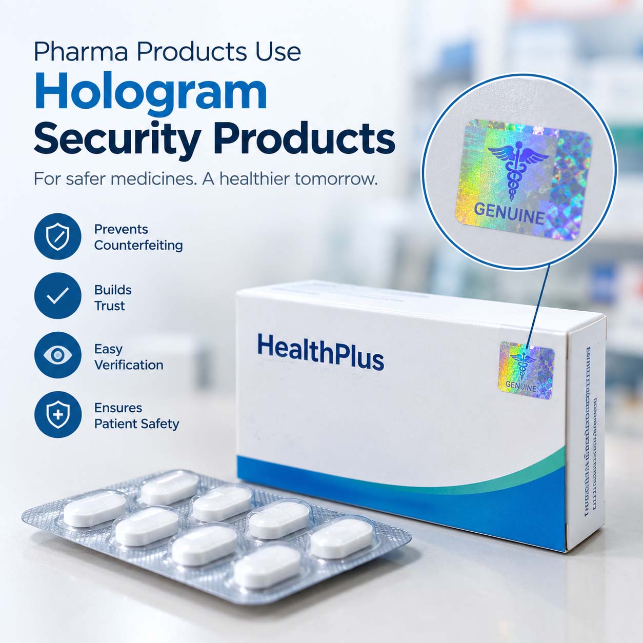 Pharmaceutical Industry Needs Hologram Security Solutions